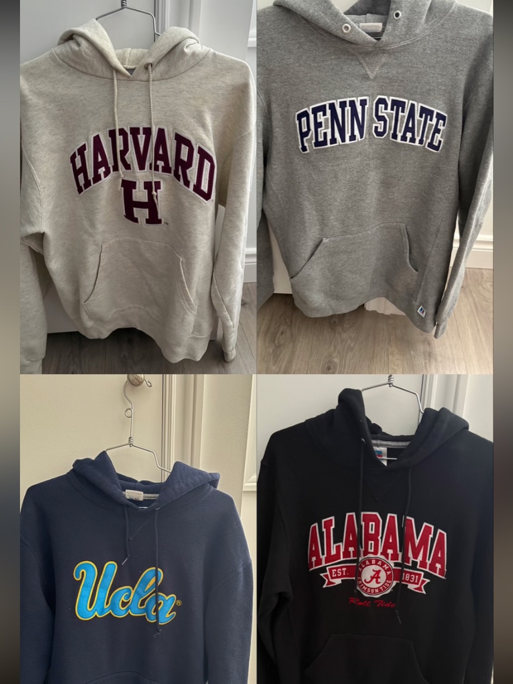 Boathouse College Hoodie Bundle - Harvard, Penn State, UCLA, Alabama